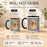 Personalized Dog Mug – Custom Pet Mug with Watercolor Portrait